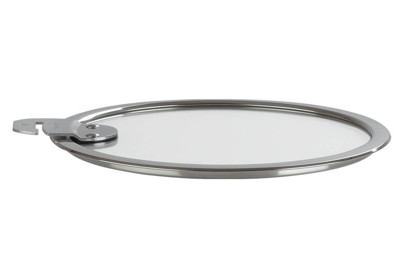 Sæt med 4 Cristel Strate Amovable 14 til 20 cm flade låg af hærdet glas