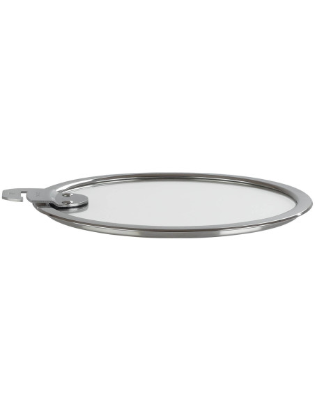 4 Cristel Strate Amovable 14-20cm karkaistusta lasista valmistetut litteät kannet, sarja 4 kpl