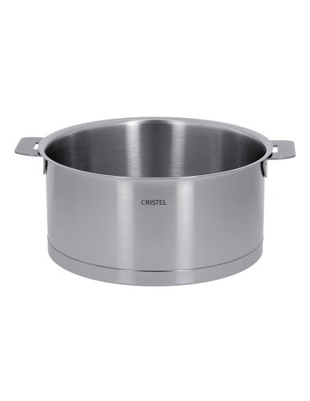 Cristel Strate Amovible Topfset aus Edelstahl 18/10 + 2 Zenith Griffe, 4 tlg.
