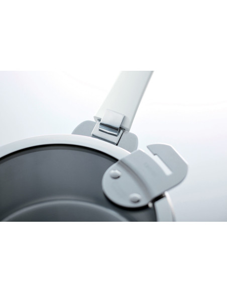 Set of 3 Cristel Strate Amovable 16 to 20cm tempered glass flat lids