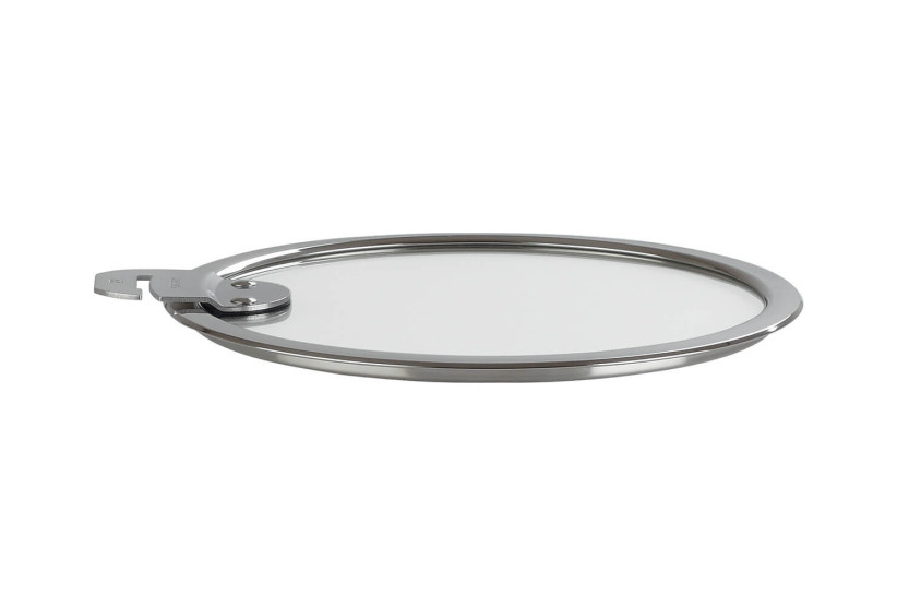 Set van 3 Cristel Strate Amovable 16 tot 20cm gehard glazen platte deksels
