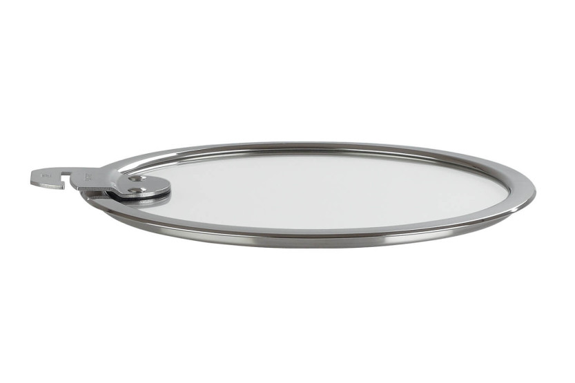 Set om 3 st Cristel Strate Amovable 16 till 20 cm platta lock av härdat glas