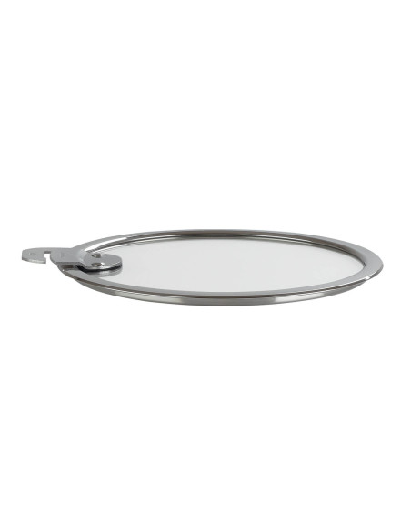 Set van 3 Cristel Strate Amovable 16 tot 20cm gehard glazen platte deksels