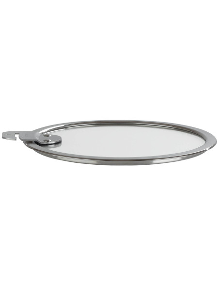 Set van 3 Cristel Strate Amovable 16 tot 20cm gehard glazen platte deksels