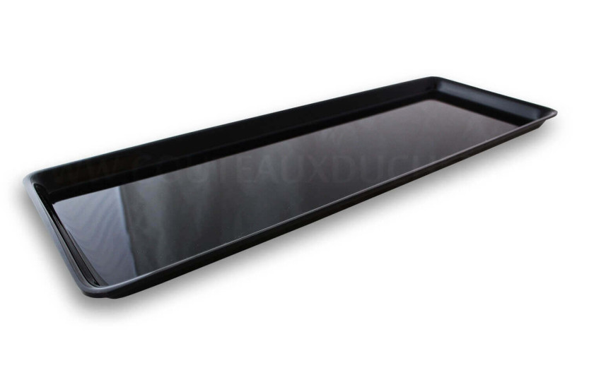Bandeja de presentación profesional en Altuglas® negro - 58x21cm