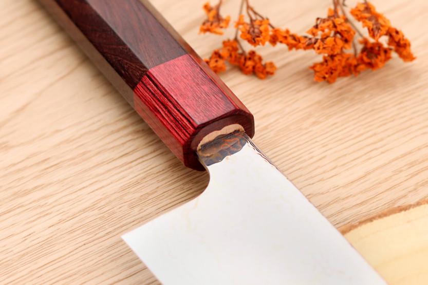 VG10 Rainbow Takeshi Saji 16.5cm Japans handgemaakt santoku mes