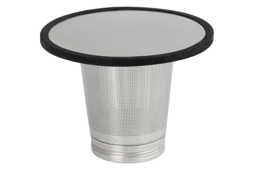 Cristel unscrewable tea filter with adaptable diameter in stainless steel