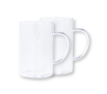 Set de 2 tazas de cristal Cristel 45cl