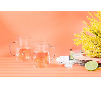 Set de 2 tazas de cristal Cristel 45cl 2