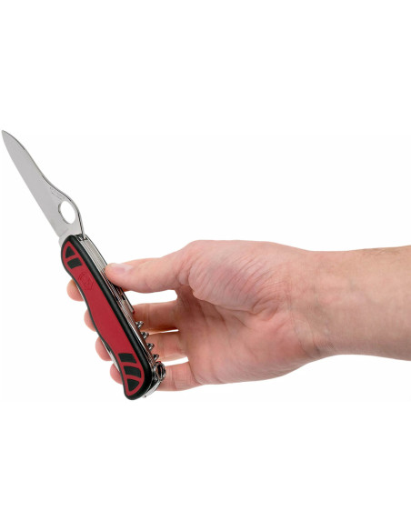 Navaja Suiza Victorinox Forester M Grip rojo y negro bimaterial 111mm 10 funciones