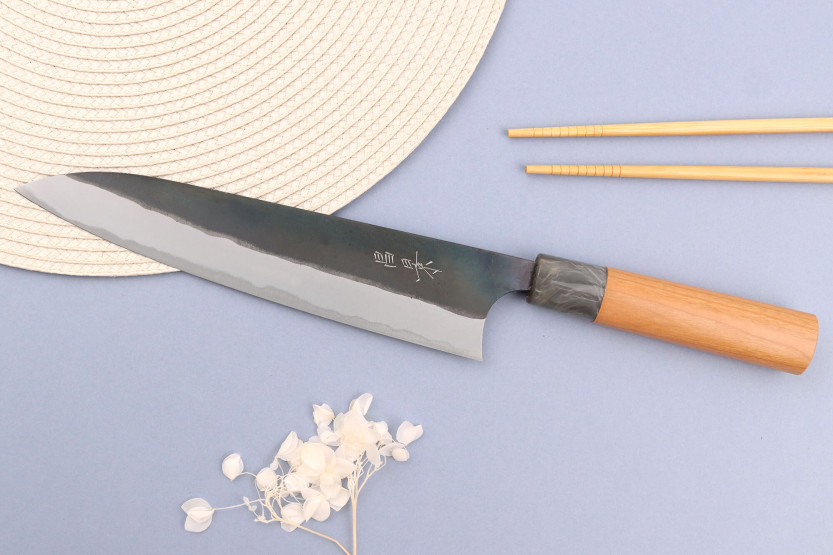 Masakage Mizu 21cm handgemaakt Japans koksmes