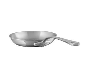 Mauviel M'Cook Frigideira  em aço inoxidável com pega fixa, compatível com indução