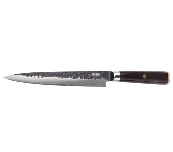 20 cm Fukito Ebano Damasco VG10 coltello sujihiki