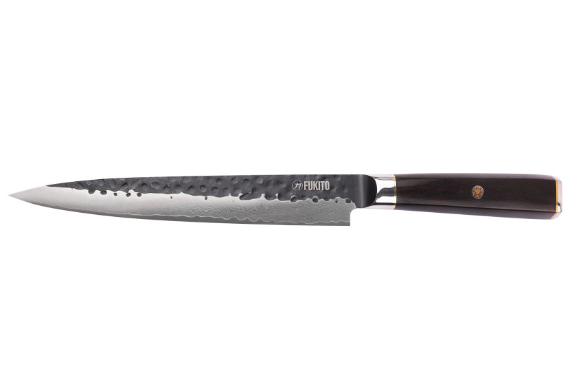 20 cm Fukito Ebano Damasco VG10 coltello sujihiki