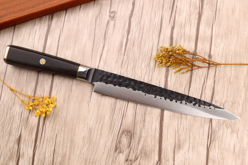 20cm Fukito Ebben Damascus VG10 sujihiki mes