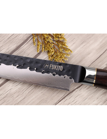 20cm Fukito Ebben Damascus VG10 sujihiki mes