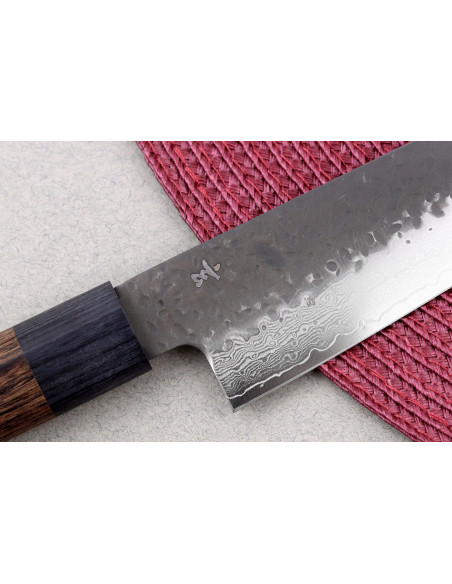 Faca bunka japonesa de 14,5 cm Shizu Hamono Gen VG10 damasco