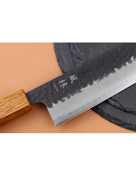 21cm kiritsuke kniv Yuzo Svart AS bränd ek Japanskt hantverk