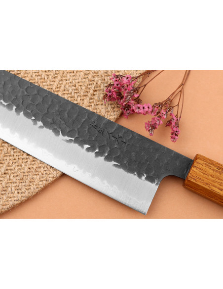 21cm kiritsuke kniv Yuzo Svart AS bränd ek Japanskt hantverk