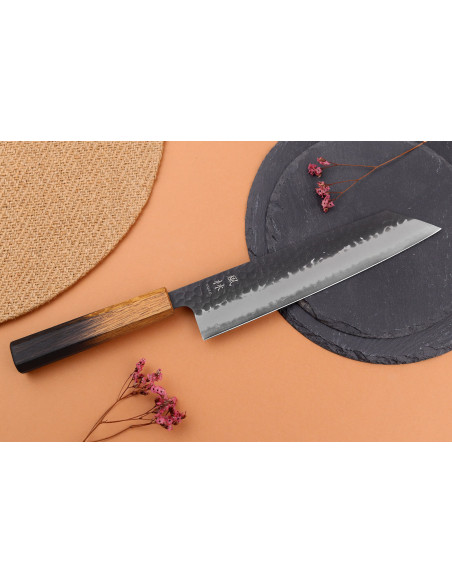 21cm kiritsuke kniv Yuzo Svart AS bränd ek Japanskt hantverk