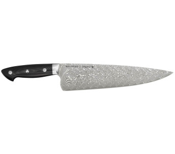 Zwilling Kramer Euro Stainless Japanilainen kokkiveitsi 26cm damastoitu micarta kahva
