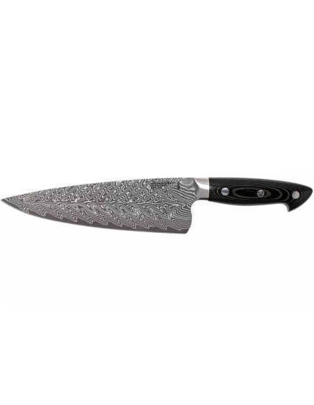 Cuchillo de cocinero japonés Zwilling Kramer Euro Stainless 20cm mango de micarta adamascada