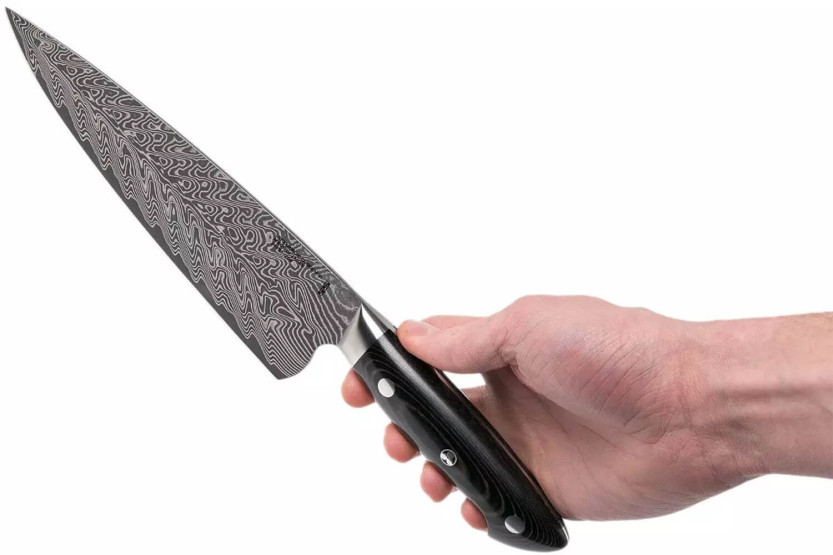 Zwilling Kramer Euro Stainless japansk kokkekniv 20 cm med damaskert micartahåndtak