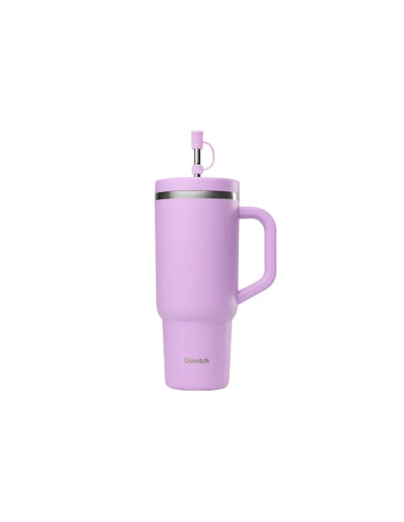 Travel cup isotherm Qwetch Matt recycelter Edelstahl 900ml - 5 Farben