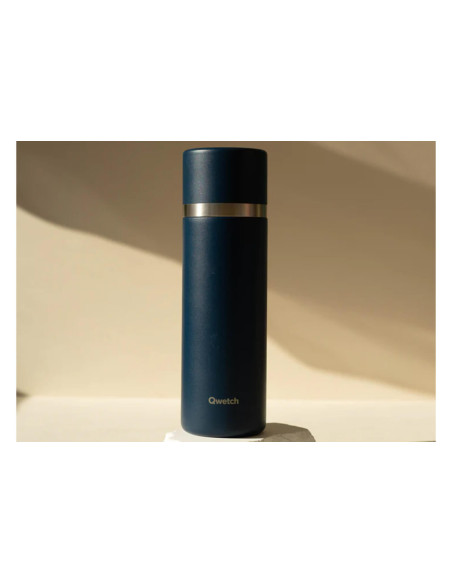 Termo isotermo Qwetch mate acero inoxidable reciclado 750ml - 3 colores