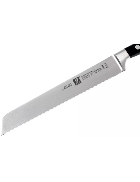 Coltello da pane forgiato in acciaio inox Zwilling Professional "S" da 20 cm