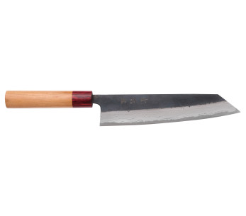 Faca de chef japonesa kiritsuke Wusaki Yuzo BS2 Damascus 21cm feita à mão