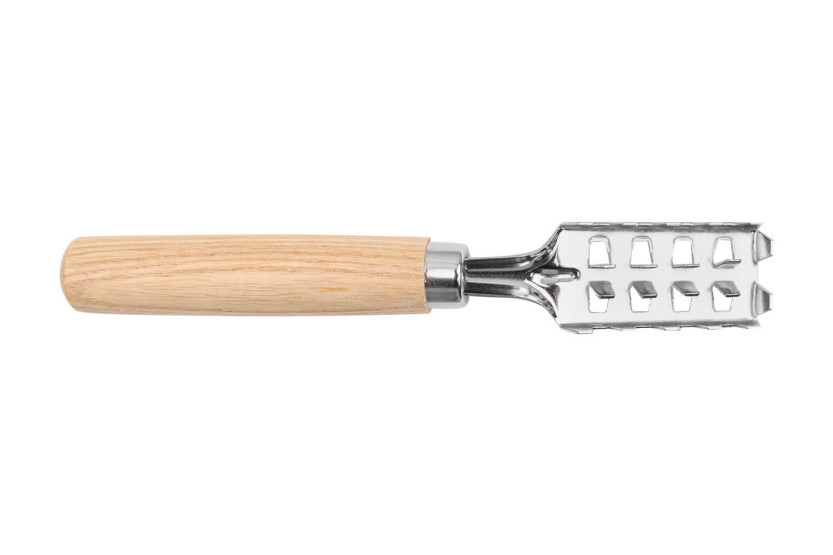 Escamador de peixe japonês em aço inoxidável 18cm