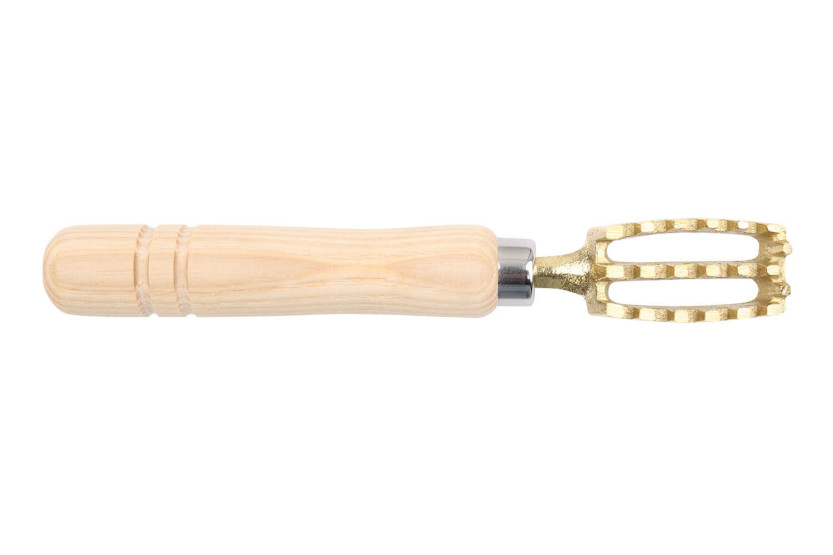 Japansk fiskeskæl i messing 18 cm