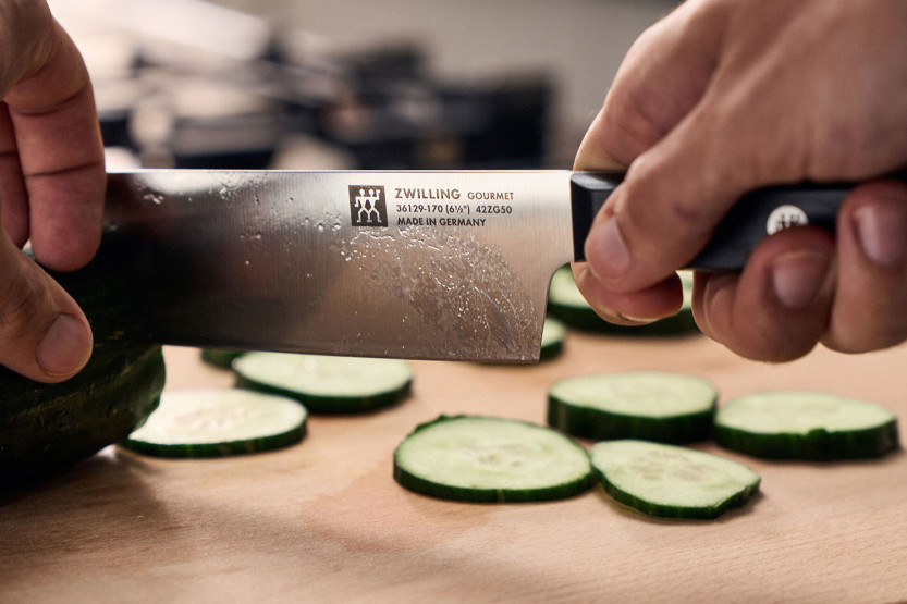 ZWILLING Gourmet nakiri knife 17cm riveted handle