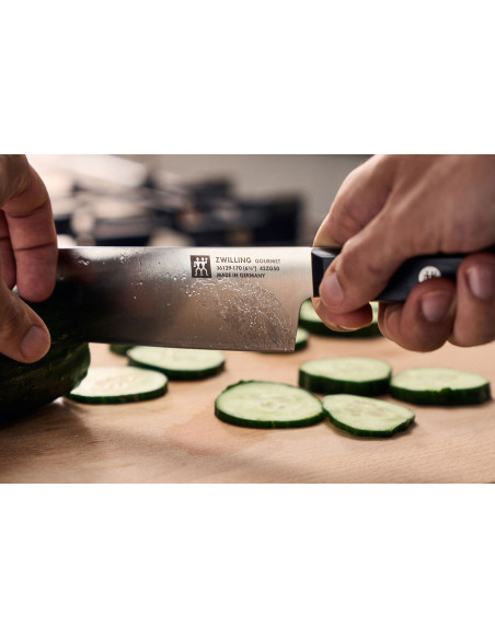 ZWILLING Gourmet nakiri knife 17cm riveted handle