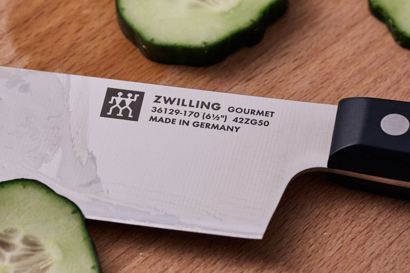 ZWILLING Gourmet nakiri knife 17cm riveted handle