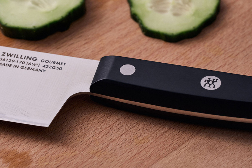 ZWILLING Gourmet nakiri knife 17cm riveted handle