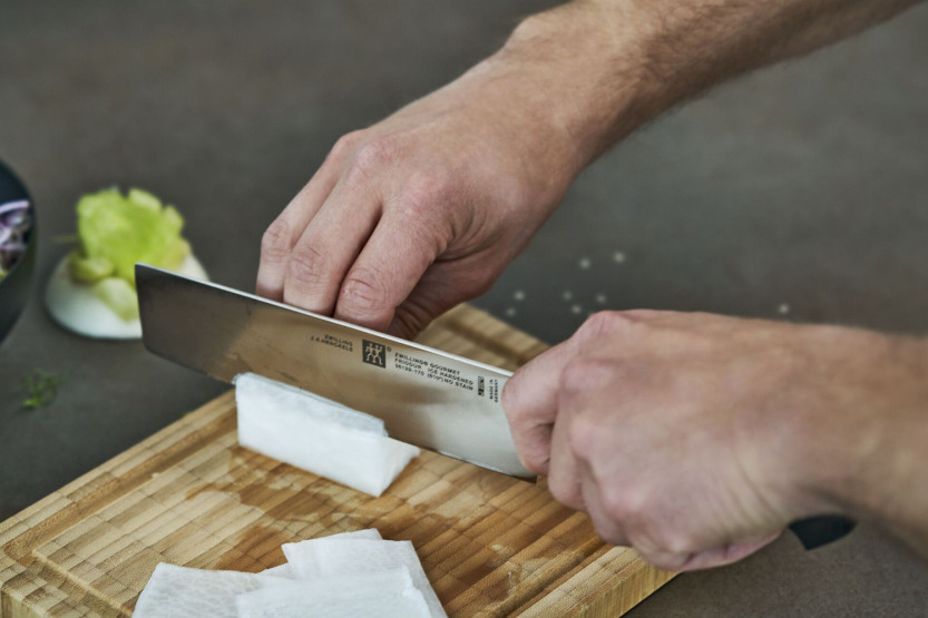ZWILLING Gourmet nakiri knife 17cm riveted handle