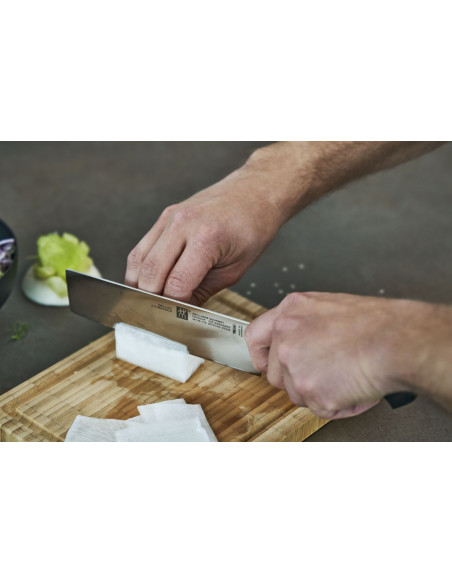 ZWILLING Gourmet nakiri knife 17cm riveted handle