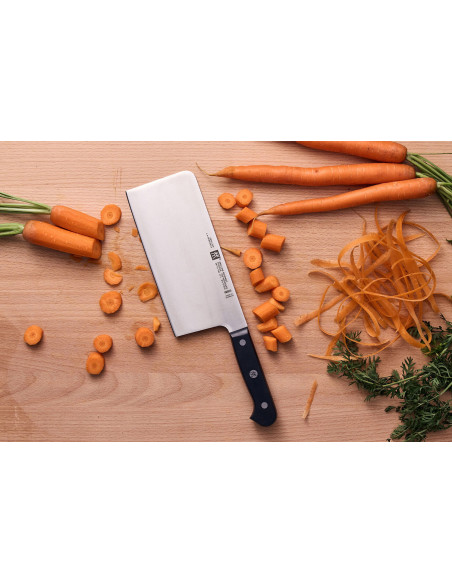 ZWILLING Gourmet 18cm kiinalainen kokkiveitsi, jossa on niitattu kahva