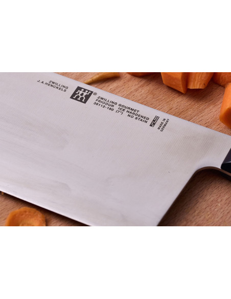 ZWILLING Gourmet Coltello da cuoco cinese da 18 cm con manico rivettato