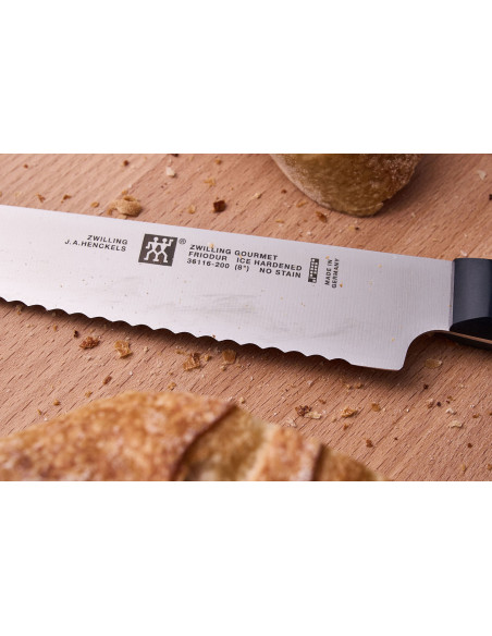 ZWILLING Gourmet bread knife 20cm riveted handle