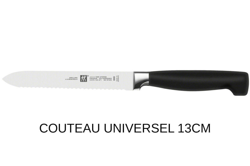 Rejsetaske Zwilling Four Star 3 knive + 3 tilbehør