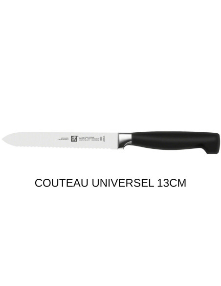 Valigetta da viaggio Zwilling Four Star 3 coltelli + 3 accessori