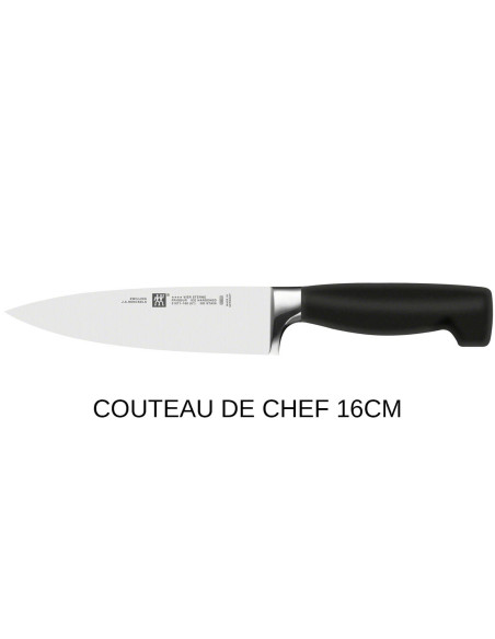 Rejsetaske Zwilling Four Star 3 knive + 3 tilbehør