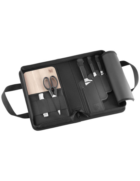 Rejsetaske Zwilling Four Star 3 knive + 3 tilbehør