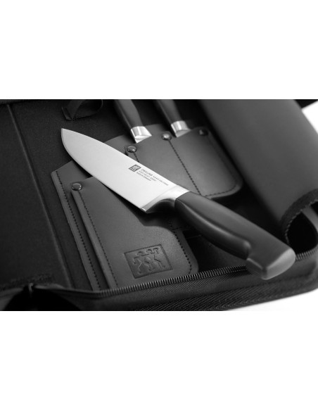 Rejsetaske Zwilling Four Star 3 knive + 3 tilbehør