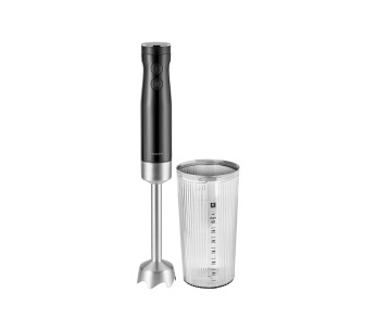 Varinha mágica ZWILLING Enfinigy em preto com copo de 600 ml e tampa de vácuo
