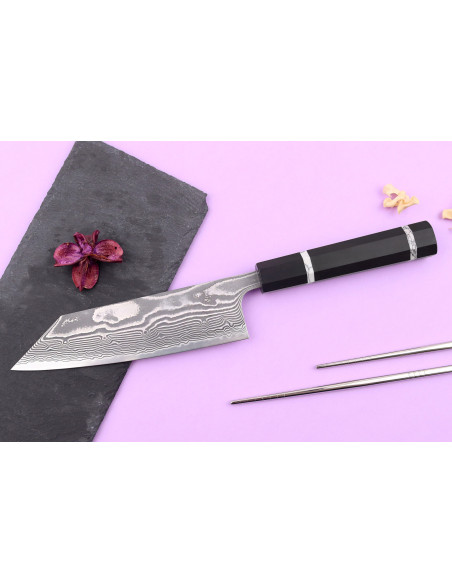 16,5cm Yuzo Kanko Damascus SG2 japans handgemaakt bunka mes