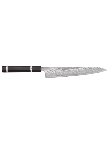 Japanese sujihiki kiritsuke 24cm Yuzo Kanko Damascus SG2 knife
